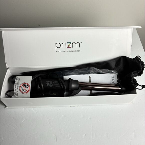 Prizm 1” Professional Rotating Curling Iron Nano Titanium Auto Spin - Picture 2 of 8